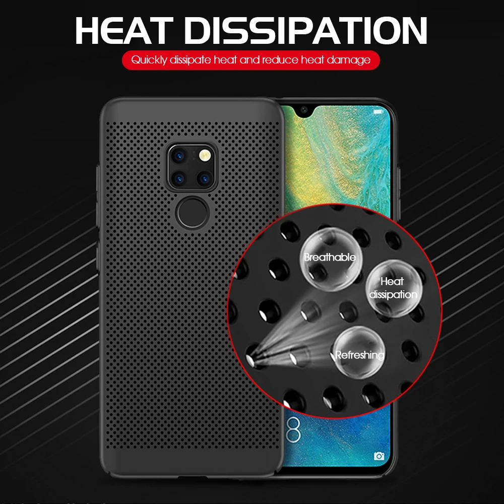 

Heat Dissipation Case For Huawei P30 Mate 20X Y9 Y8 Y6 Prime 2018 2019 Hard Capa For Huawei Honor 10 7A Pro 5.7 Enjoy 8E 8Plus