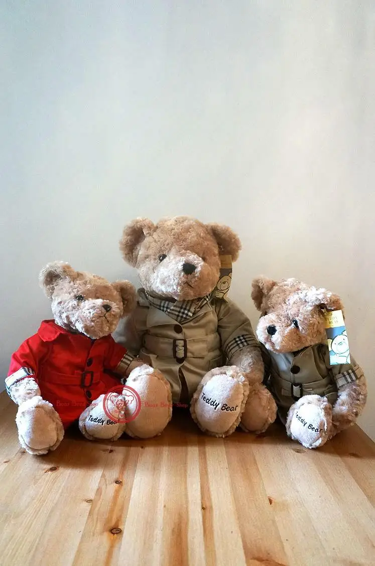 Медведь музея Стиль Teddy Bear Тренч Мишка одет медведи плюшевые игрушки подарок на день рождения