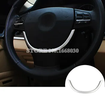 

Inner Steering Wheel Sequins Cover Trim For BMW 5 Series F10 F11 2011-2015