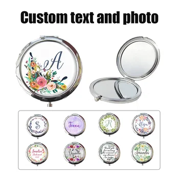 

Custom Bridesmaid Gift, Personalized Compact Mirror,Wedding Bridesmaid Gift,Custom Photo Gift, Purse Mirror,Gift For Her