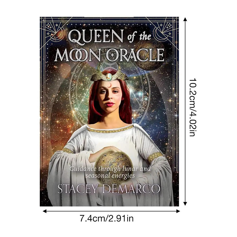 44 шт./компл. новые карты Таро королева Луны Oracle прочные для забавных игр вечерние