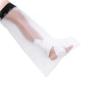 

Foot Leg Watertight Seal Cover Bandage Protector Shower Keep Dry Cast Wrap Long for Bath Shower Brace Support Health Care