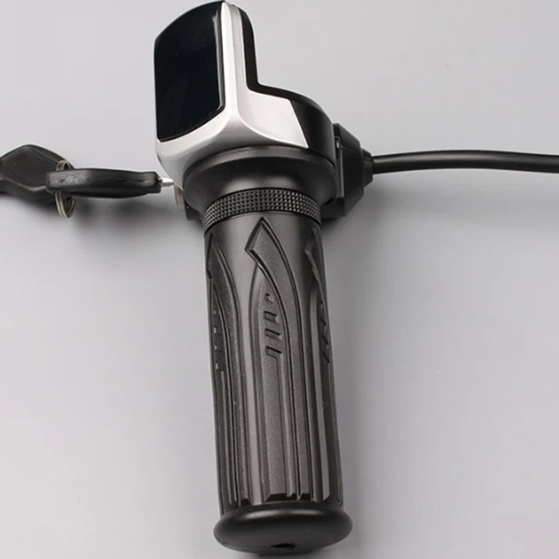 5V Speed Adjustment Throttle Handlebar Grip LED Meter Electric Bicycle Component IP54 Waterproof e-bike parts