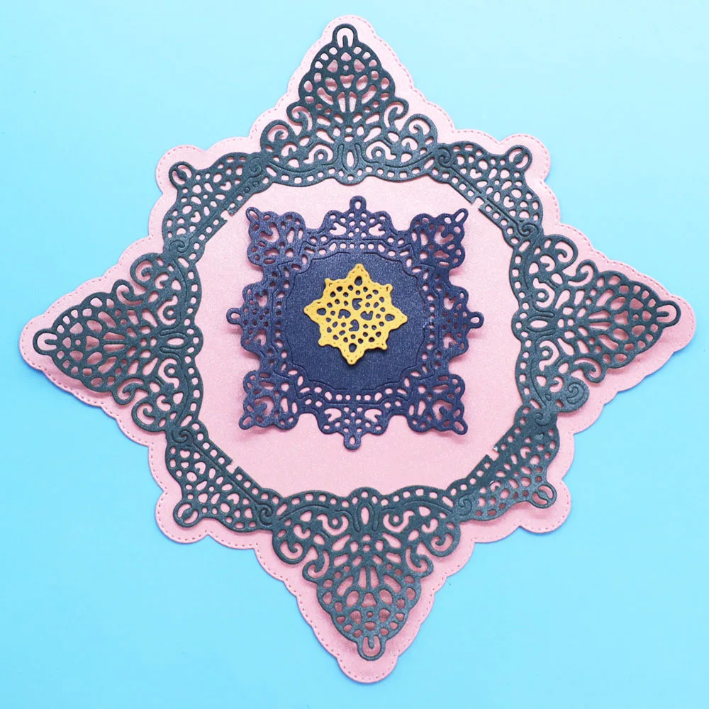 

Рамка Металлическая высечка штамп для изготовления карт трафарет для фона Сделай Сам крафт трокели Скрапбукинг штампы распродажа прозрачн...