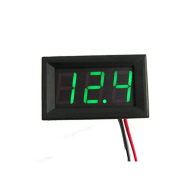 1 шт. DC4.5V-30.0V цифровой измеритель напряжения панель детектор напряжения тока тестер батареи 0,5" Вольтметр Амперметр зарядное устройство
