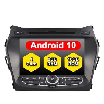

ANDROID 10 FOR HYUNDAI IX45 SANTA FE 2013 CAR AUDIO DVD CONNECTED DIRECTLY TPMS FRONT AND REAR CAMERA CAN WORK SAME TIME