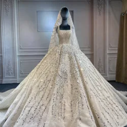Marnham Princess Lace Strap Wedding Dress For Bride 2021 Sleeveless Ball Gown Bridal Dresses