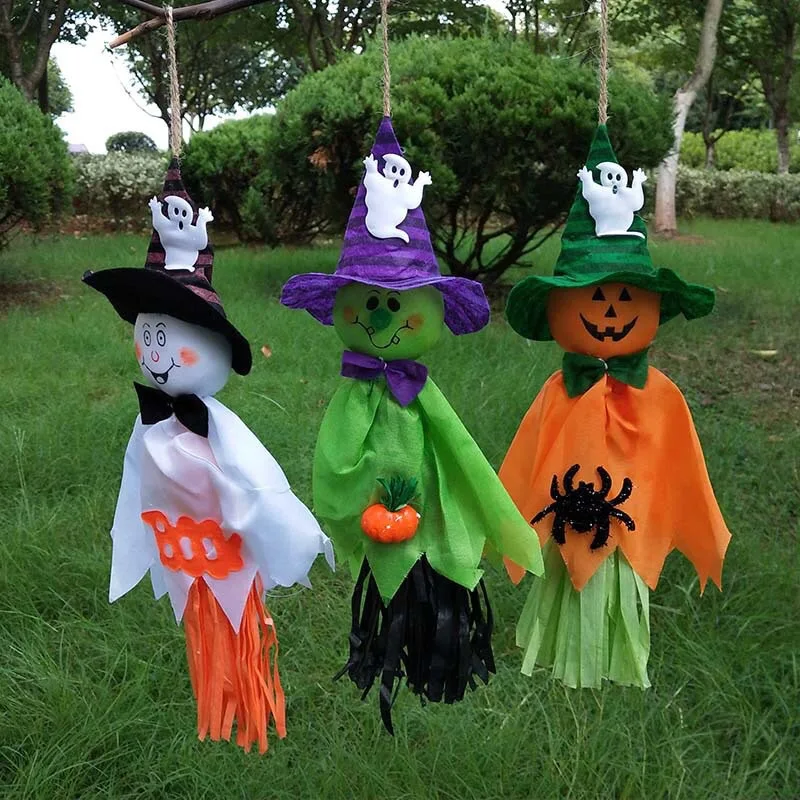 Halloween Ghost Hanging Decoration Indoor/Outdoor Specter Party Ornament Utility