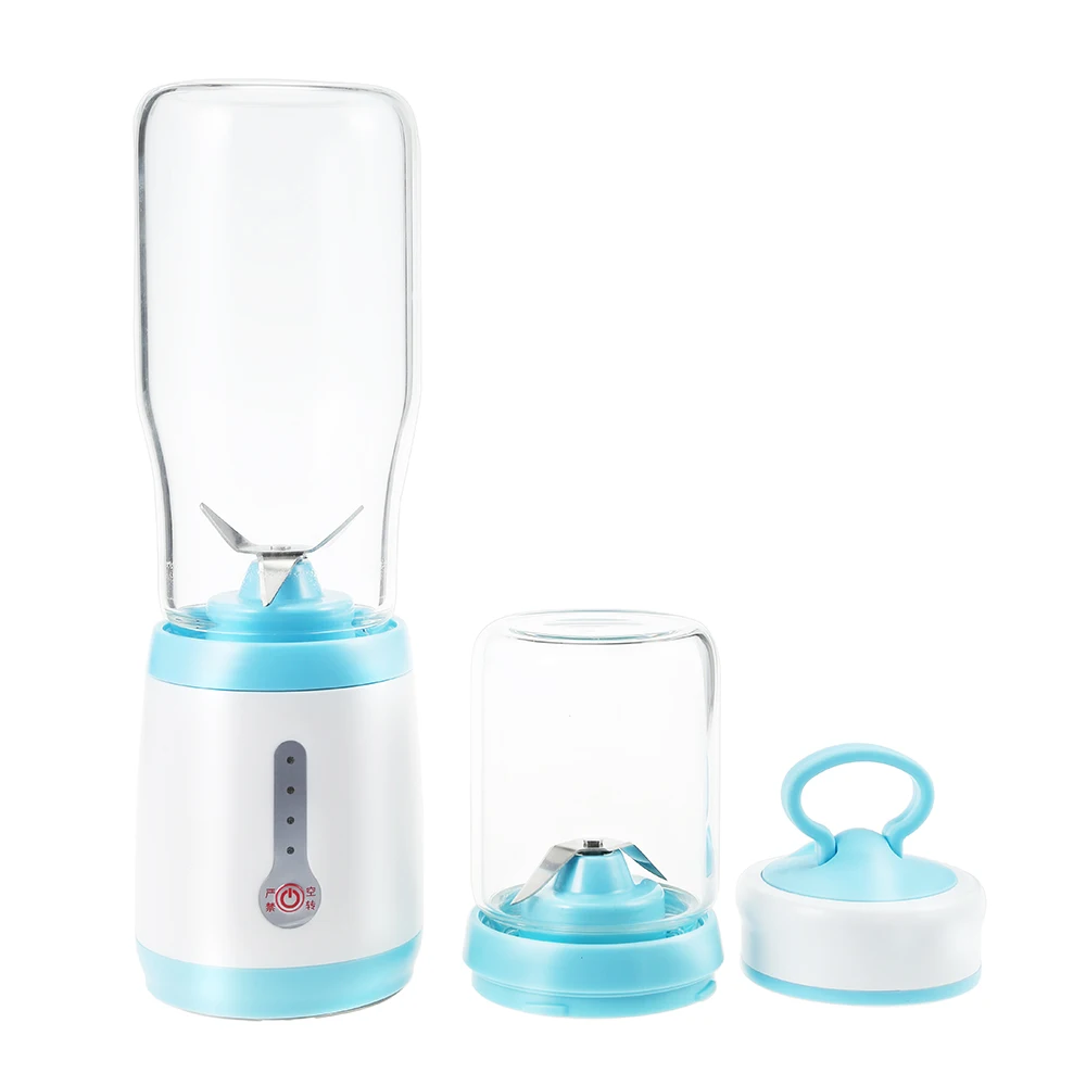 Light Sky Blue 3 в 1 портативный электрический USB соковыжималка чашка перезаряжаемый оранжевый цитрусовый соковыжималка для лимонов блендер-соковыжималка смузи - Цвет: Light Sky Blue