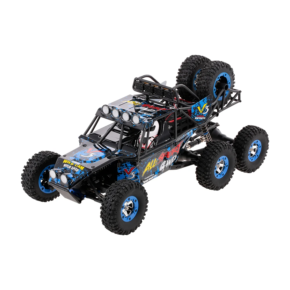WLtoys 12628 Радиоуправляемая машина 1/12 2,4G 6WD 40 км/ч высокоскоростные автомобили Rock Crawler внедорожный альпинистский внедорожник Грузовик модель автомобиля подарки на год