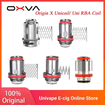 

New Original OXVA Origin X Unicoil/Uni RBA Coil For OXVA Origin X Kit & Dual-coil Building 0.2/0.3/0.5/0.6/1.0 Ohm E-cig Coils