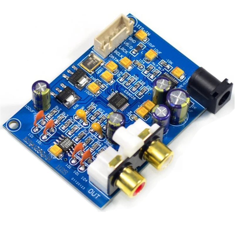 ES9028Q2M ES9028 I2S Input Decode Board DAC DC 9-12V Decoder Upgrade ES9018 for Amplifier DIY | Электроника