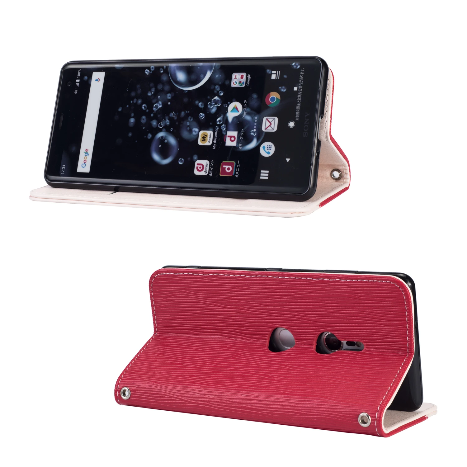 Для sony Xperia XZ3 XZ2 Premium Compact Case NEO Light роскошный Текстурированный чехол из искусственной кожи Магнитная застежка на присоске чехол для телефона