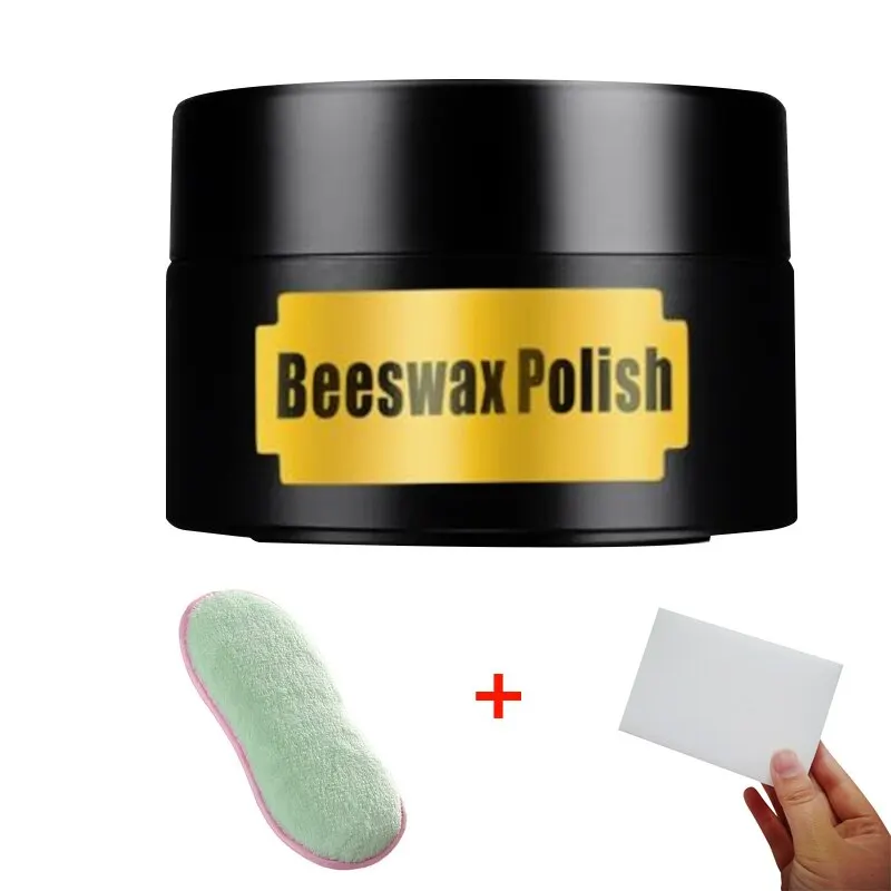 Дерево Beewax масло дерево уход воск твердый дерево обслуживание Чистка полированный водонепроницаемый износостойкий воск для мебели уход - Цвет: FL04 100g and Gift