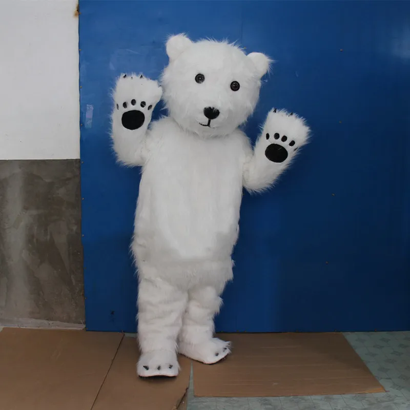 Костюм полярного медведя, костюм, костюмы, косплей, вечернее платье, комплекты одежды, рекламная акция, карнавал, Хэллоуин, для взрослых, Рождество