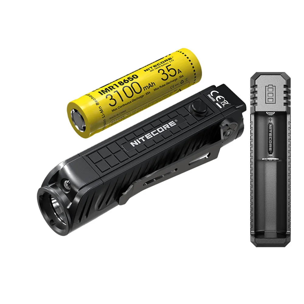 P18 3100mAh UI1 NITECORE P18 Unibody литой тактический фонарь XHP35 HD красный светодиодный Макс 1800 люмен дальность луча 182 м Открытый поисковый фонарь - Испускаемый цвет: P18 3100mAh UI1