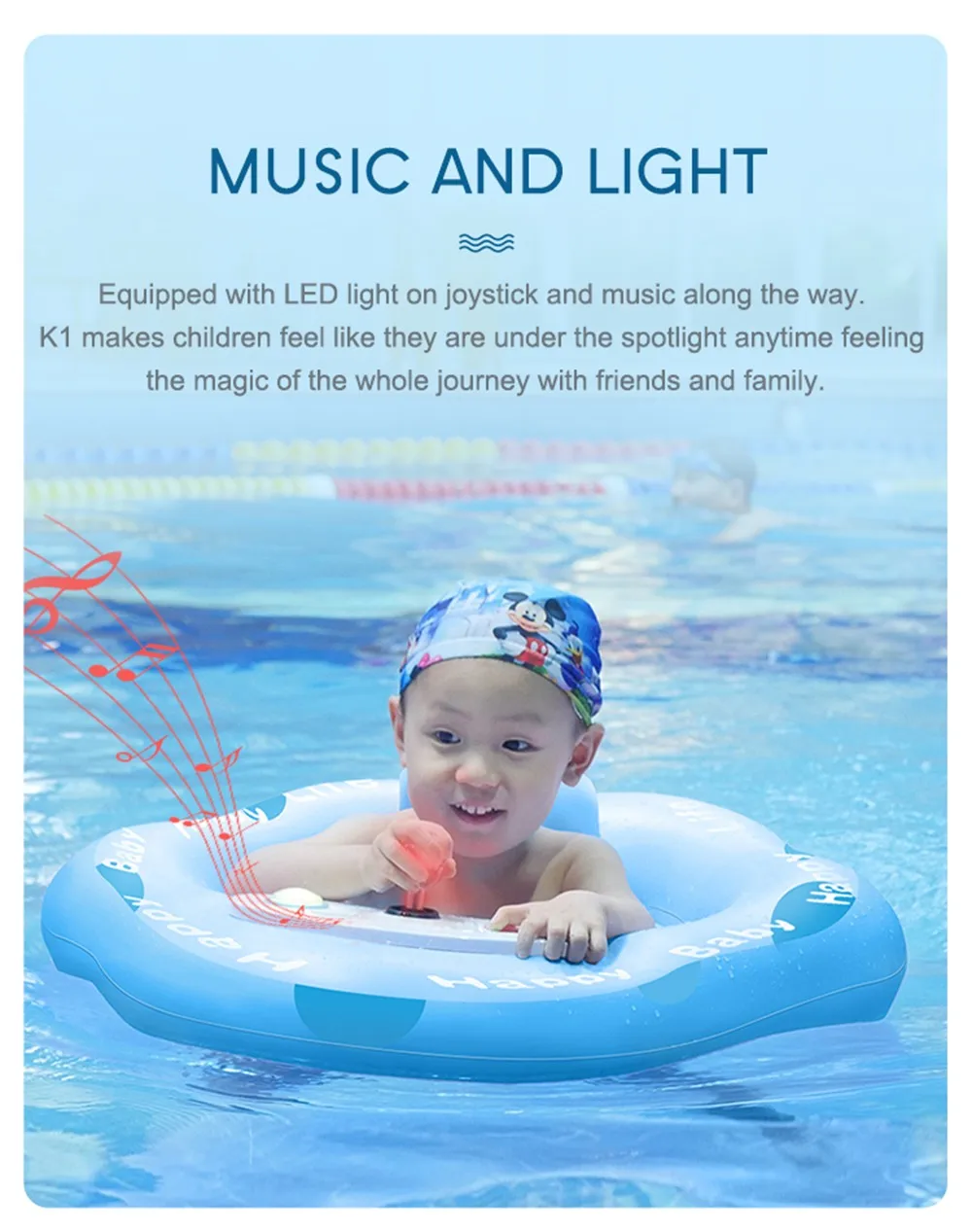 Baby I swim power Drive пульт дистанционного управления для родителей и детей веселое детское кольцо для плавания кольцо для купания ручной пульт дистанционного управления детский поплавок
