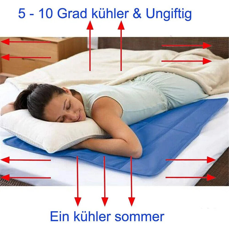 

Multifunctional Cooling Mat Self-Cooling Gel Pad Portable Multifunctional for Improved Sleep Summer Home
