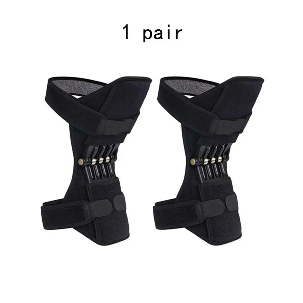 Joint Support Knee Pads Breathable Non-slip Lift Knee Pads Powerful Rebound Spring Force Knee Booster - Цвет: 1 pair