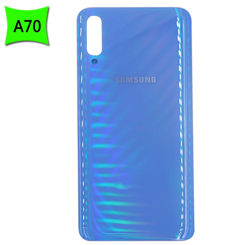 Чехол на заднюю панель для samsung Galaxy A30 A40 A50 A70 чехол на заднюю дверь для батареи чехол на заднюю дверь для A305 A405 A505 A705 - Цвет: A70 Blue