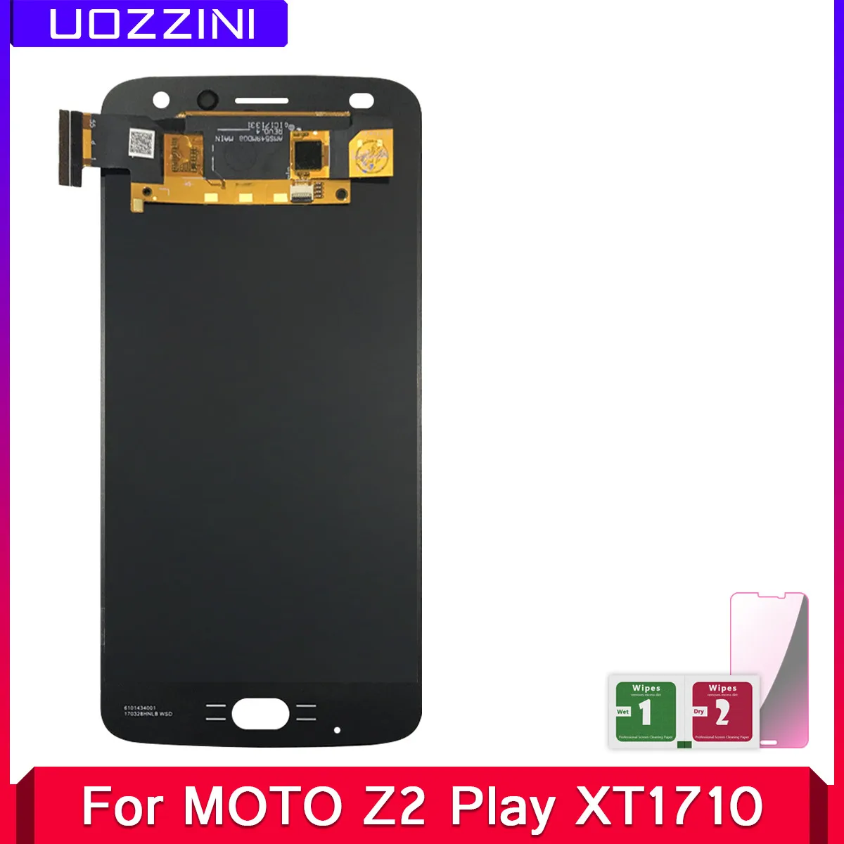 

2 Pcs New Lcds For Motorola Moto Z2 Play XT1710-01/07/08/10 LCD Display Touch Screen Digitizer Assembly Replacement