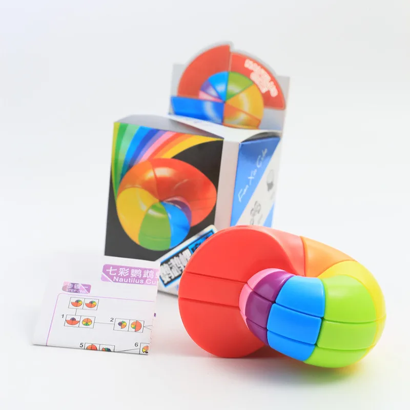 Z cube 3x3x3 Nautilus специальный фигурный магический куб профессиональный многоцветный ультра-Гладкий 3x3 скоростной Твист Головоломка Куб детские игрушки подарок