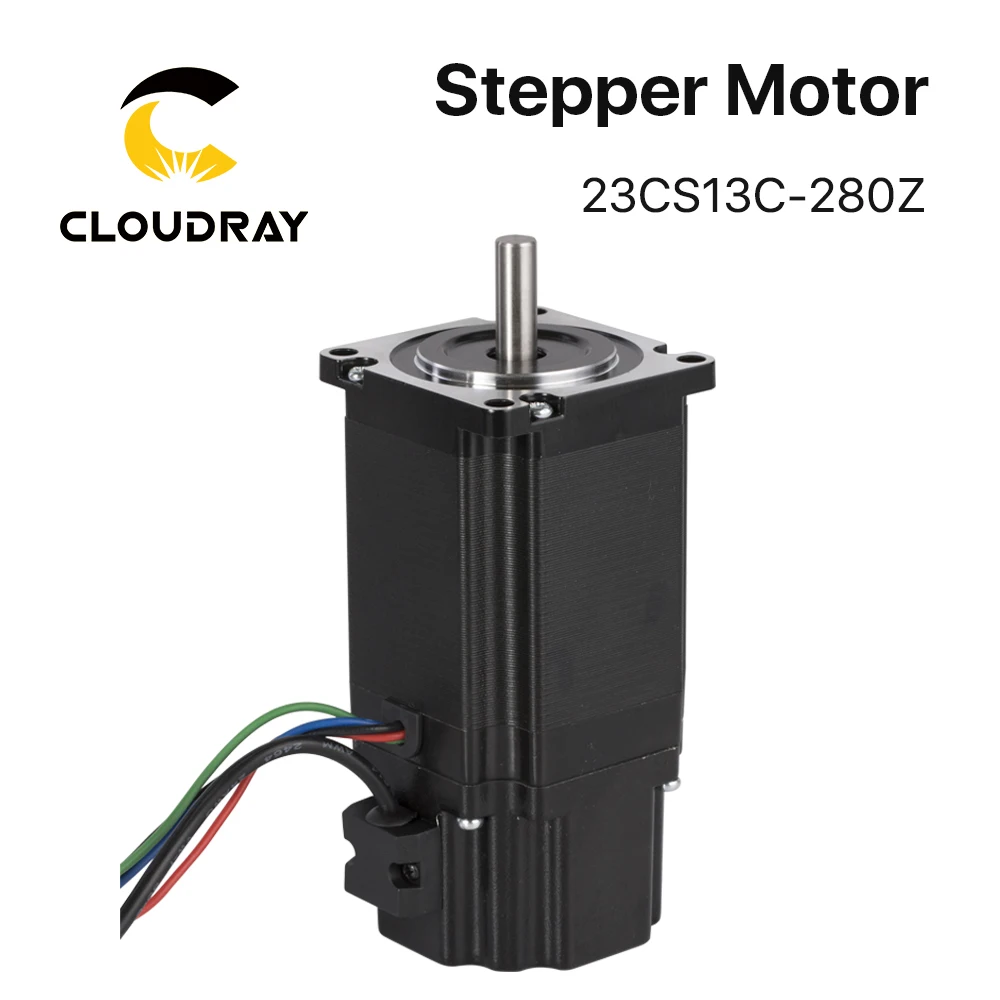 Nema 23 스테퍼 모터 115mm 1.3Nm 2.8A 브레이크가있는 2 상 스테퍼 모터 3D 프린터 용 4 리드 CNC 레이저 그라인드 폼 플라즈마 컷