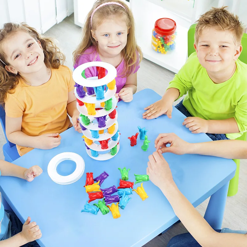 Детские игрушки настольная игра баланс игрушка вызов башня сложенный родитель-ребенок Интерактивная настольная игра интеллектуальные игрушки для детей