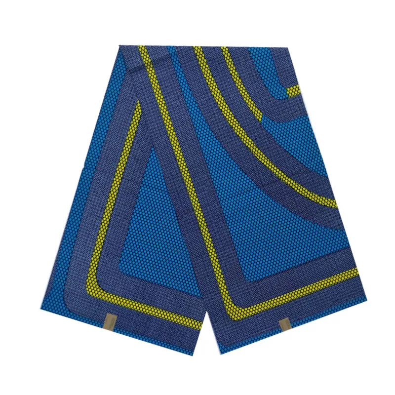 Анкара паганская африканская Датская восковая печать в ткани Гарантированная Мягкая дышащая хлопок 6 ярдов/шт Женская V-L 759