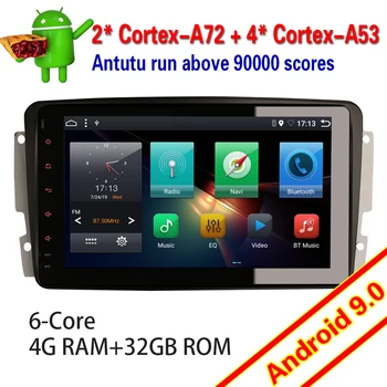 

6289 Android 9.0 Car Stereo for Mercedes Benz C Class W203 S203 CLK C209 W209 W463 DAB+ 4G WIFI Autoradio Multimedia player