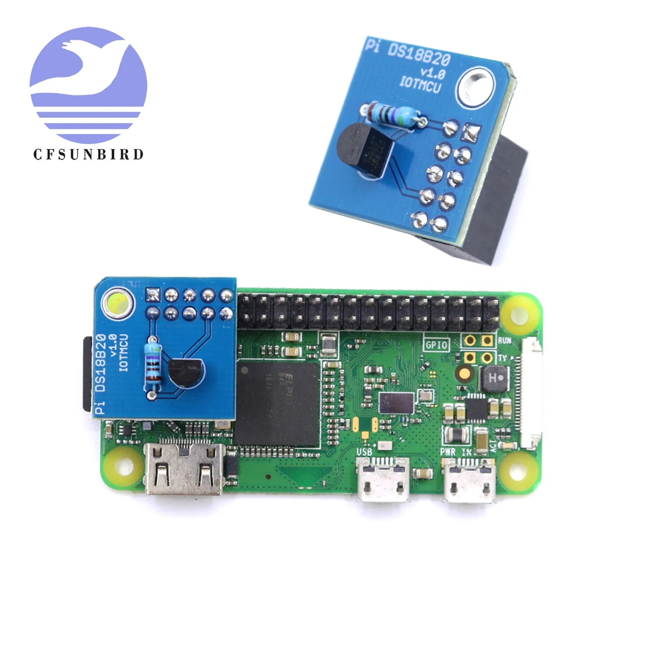 

DS18B20 temperature sensor for Raspberry Pi 4 Working voltage:3.3v