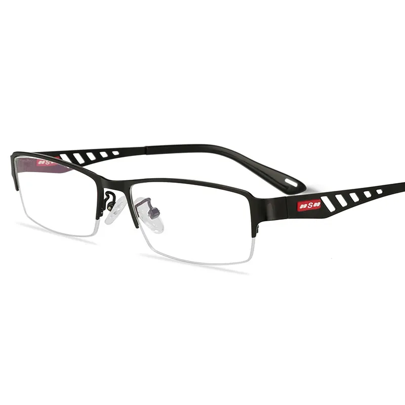 Anti Blue Rays Reading Glasses Men Women Half-frame Diopter Glasses Male Presbyopic Eyeglasses +1.0+1.5+2.0+2.5+3.0+3.5+4.0