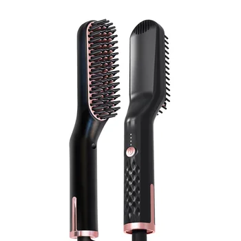 

Advanced Anti-Scald Electric Ion Heated Beard Straight Hair Comb Brush - Straighten Beard and Hair Suitable for Men and Women Ho