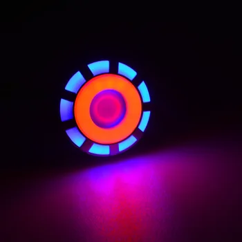 

New LED electric motorcycle brake light dual light spotlight eye tail light multi-mode changing led flash