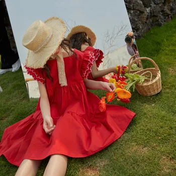 

Girls Summer Clothes 2020 New Cotton Teen Girls Cute Princess Dress Korean Style Embroidered Kids Girls Casual Dresses, #8824