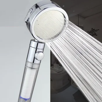 

Shower Head Filter Water With Switch Stop Water Pressurized water Saving Three Modle Big Showerhead Bathroom Accessories Shower