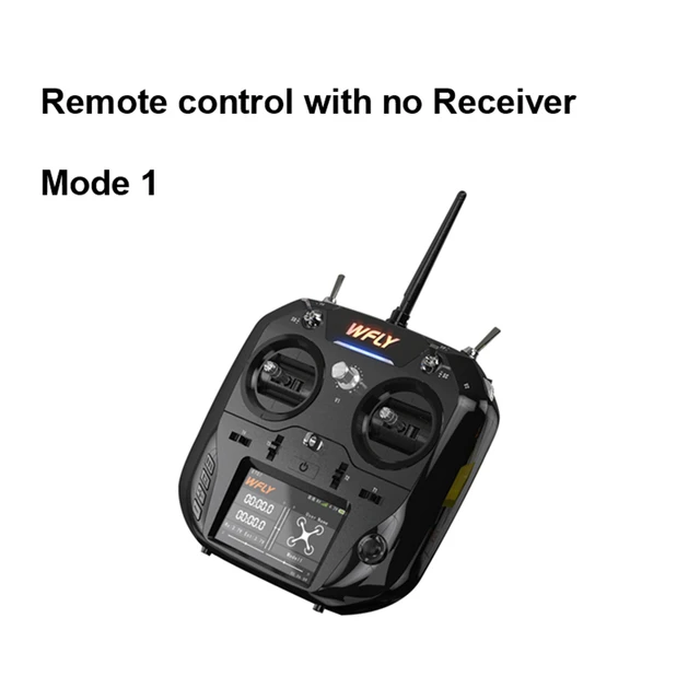 WFLY ET07 2.4GHz 10CH FHSS Transmitter Remote Control With RF207S Receiver For RC Drone Car