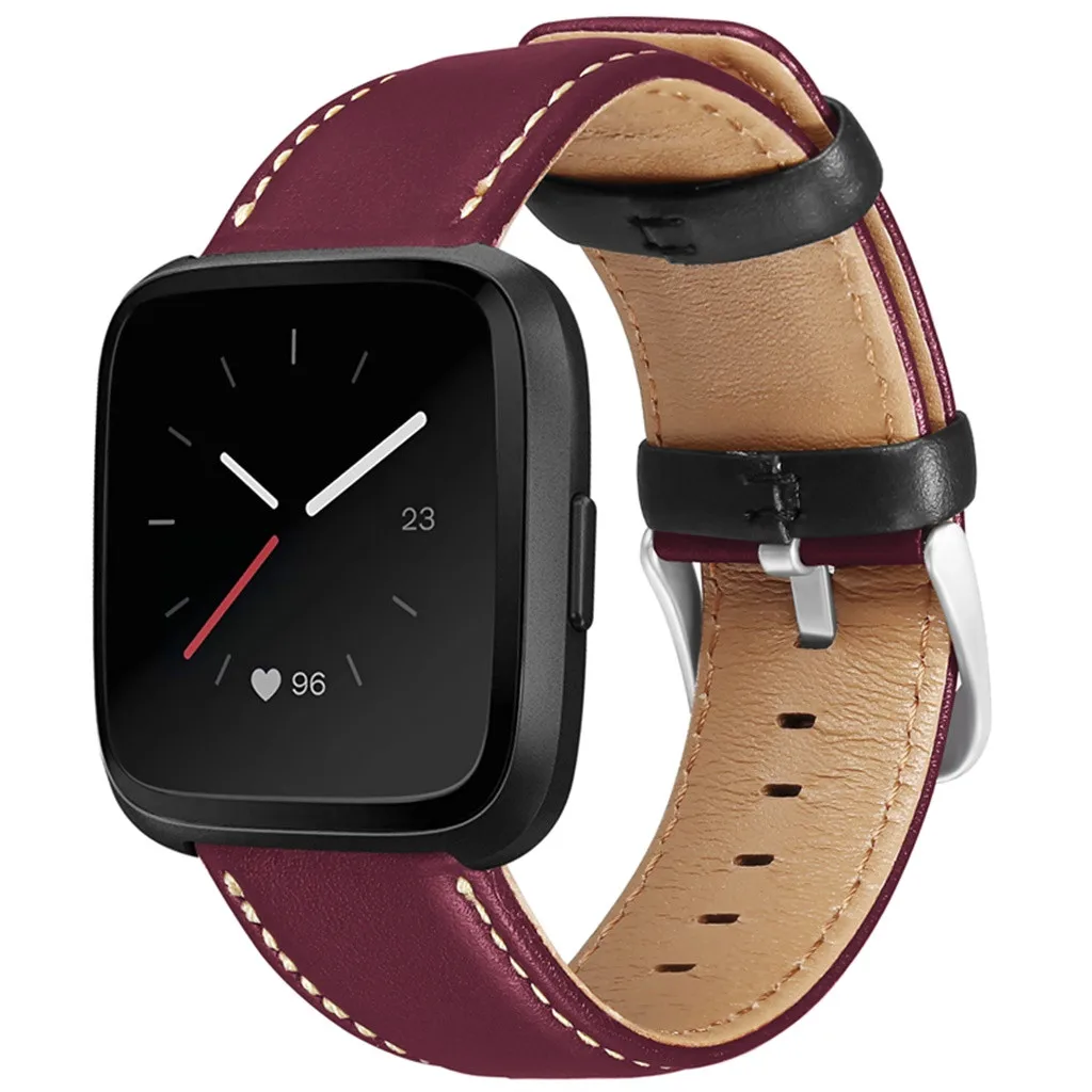 Ouhaobin сменный кожаный ремешок для наручных часов ремешок для Fitbit versa браслет ремень для Fitbit Versa Lite 1017#2