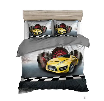 

Racing Motorcycle Bedding Set Gift 100% Soft Microfiber 1PC Duvet Cover with 1/2PC Pillowcases Drop Shipping Responsibility