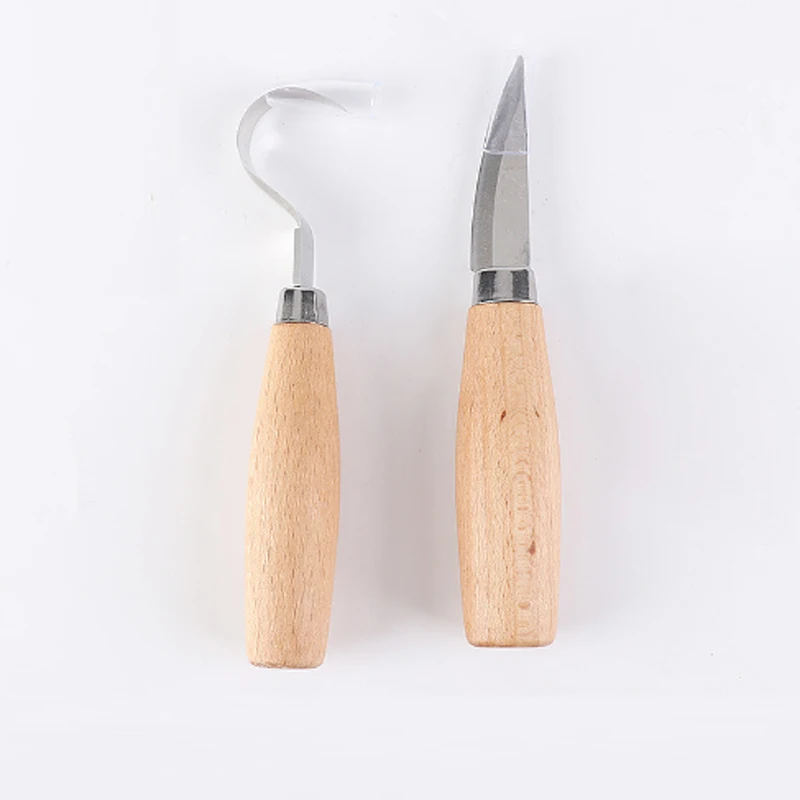 2 шт./компл. DIY деревянная стамеска резьба по дереву резцы резьба по дереву чип Ножи ручной инструмент для дерева ручной резьбы узор инструмент