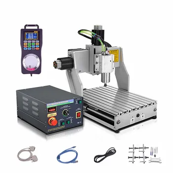 

800W 1.5KW 2200W water cooled spindle Industrial mini cnc milling machine 3axis metal engrave wood router 3040