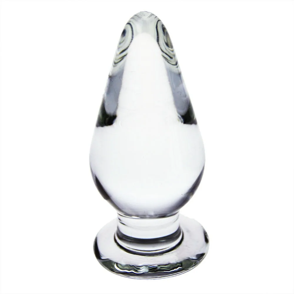 hh01601 Wide Glass Butt Plug (11a)