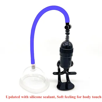 Manual Pump Enlarger Vagina Clitoris Sucker Nipple Stimulator Sucking Cup Vacuum Massager Sex Toys With Silicone Ring for Women 5