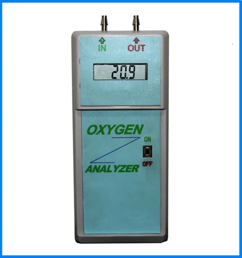  Digital LCD Display Portable Oxygen Analyzer Battery Oxygen Concentrator Purity Oxygen Purity Analy