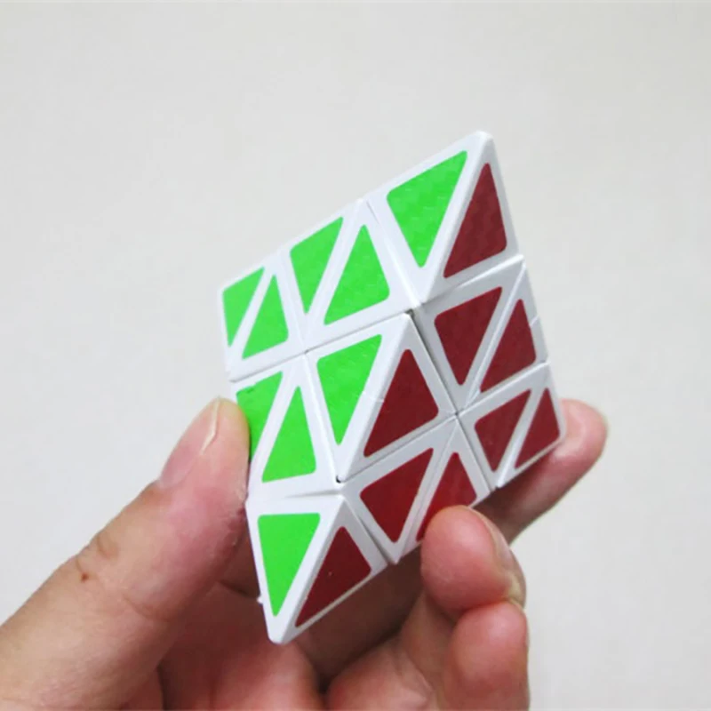 6,8 см кубик рубика Пирамида Скорость 3*3*3 Кубик Рубика для профессионалов Волшебная кубическая мозаика обучающая красочная игрушки для детей