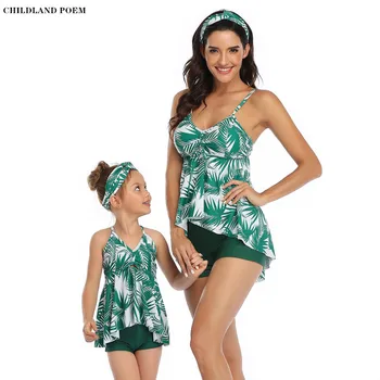 

Mother Daughter Swimsuits Floral Family Matching Clothes Family Look Mommy And Me Swimwear Clothes Mom And Daughter Bathing Suit