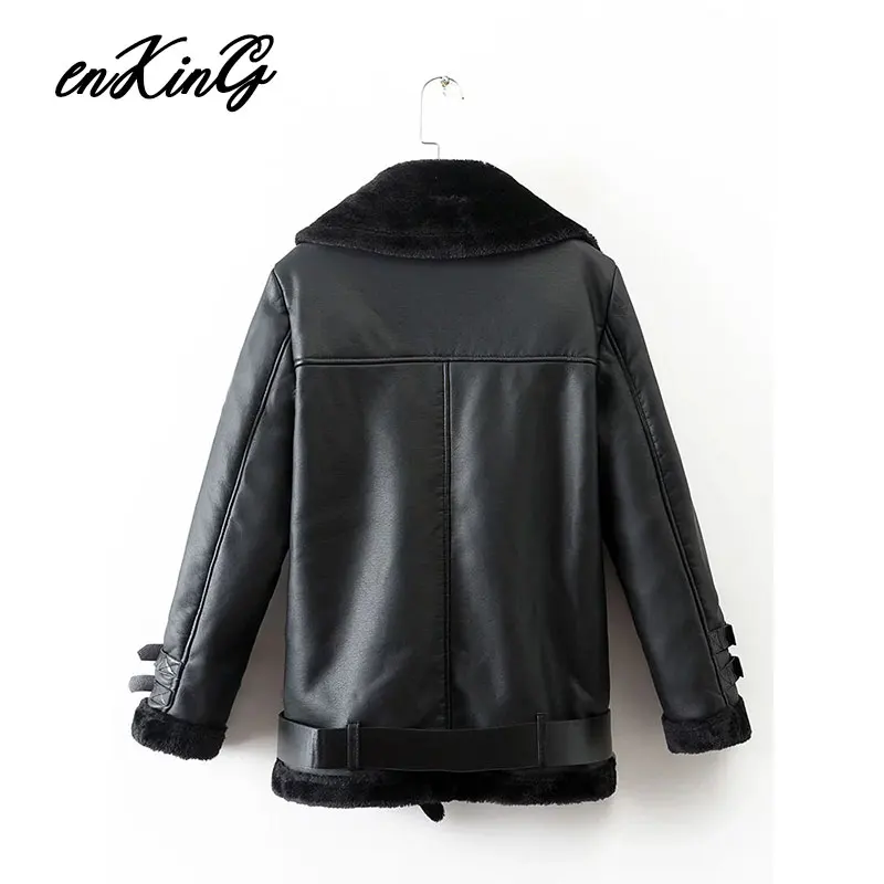 Most effective  2019 england fashion blogger high street oversize zippers Motorcycle leather za jacket women casaco