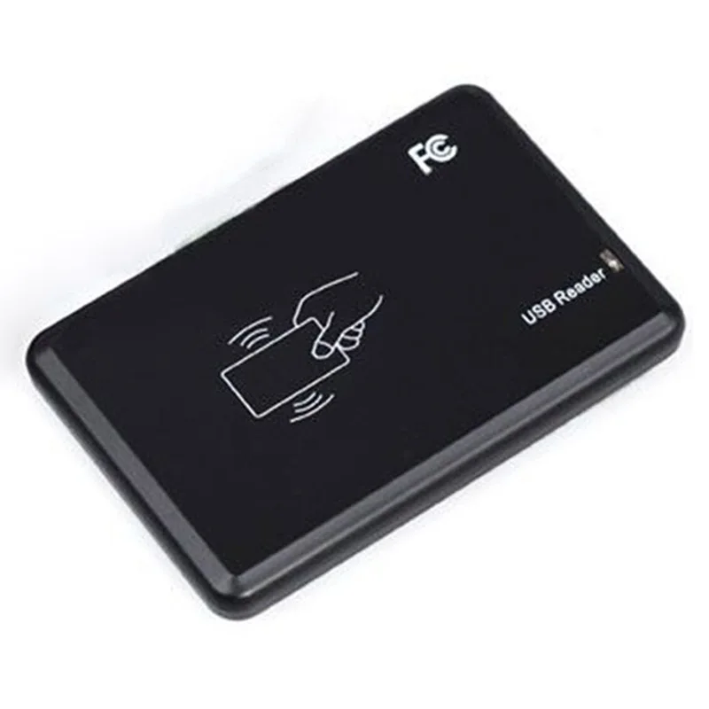1 Pcs 125Khz USB RFID Smart Card Reader Portable Contactless Proximity Sensor EM4100 FKU66