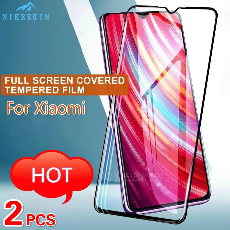2 шт. полное покрытие закаленное стекло для Xiaomi Mix 3 5G Mi 9 Lite 9T Pro A3 A2 F1 защита экрана