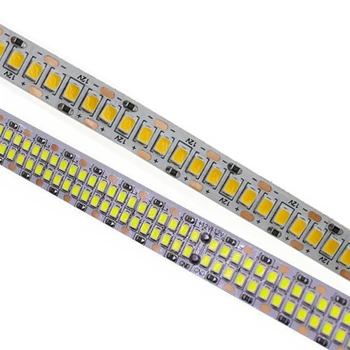 

5m LED strip light 240leds/m 480leds/M 12V 24V 2835 LED string light double row waterproof White/Warm White Flexible tape light